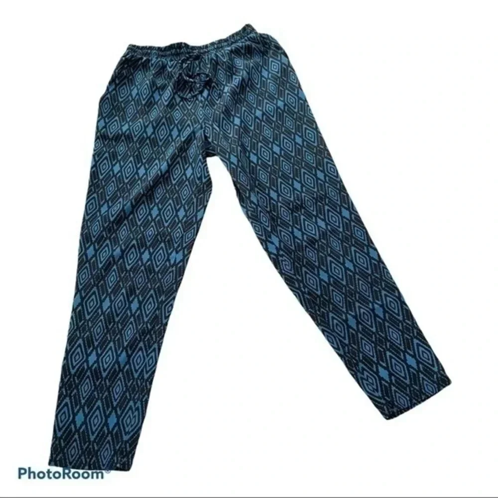 Forever21 loose fit pants size Small black&green
